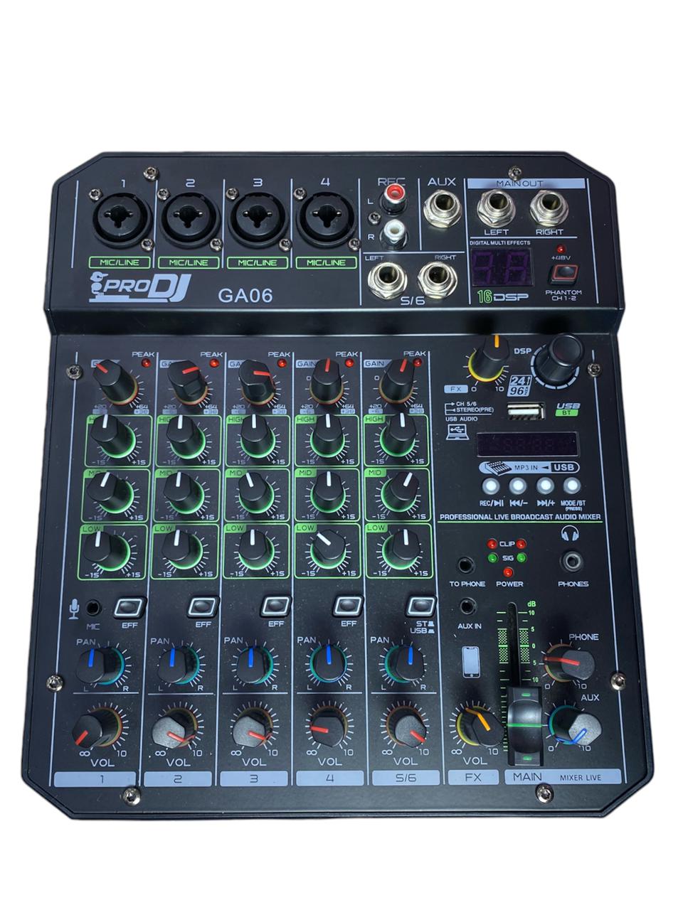 MEZCLADOR PRO DJ GA06