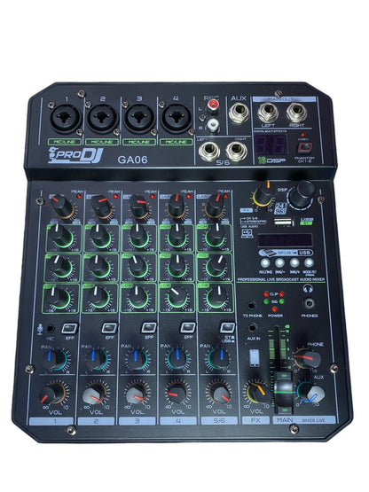 MEZCLADOR PRO DJ GA06