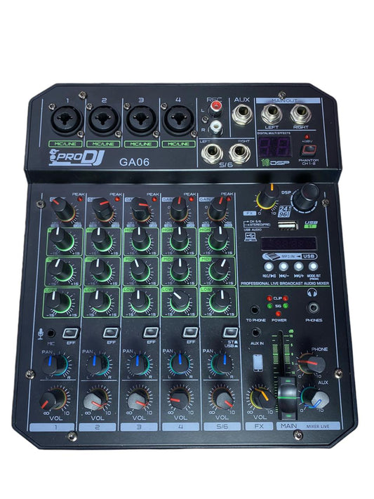 MEZCLADOR PRO DJ GA06