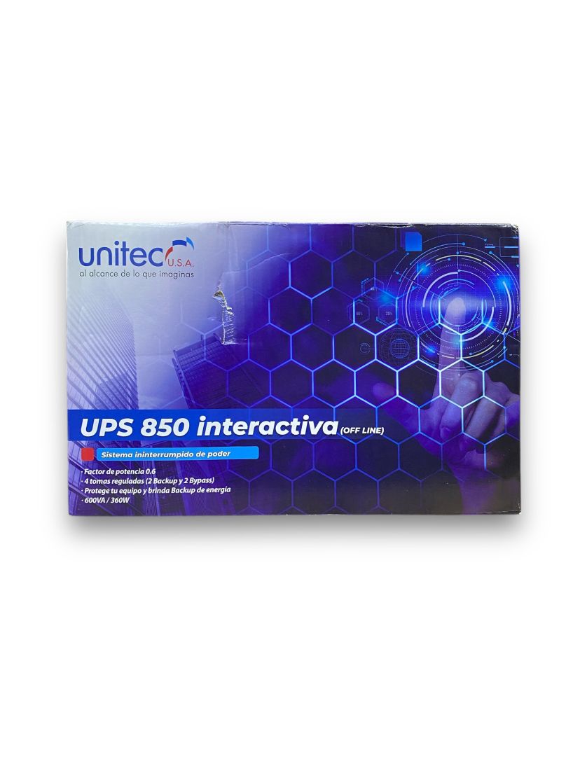 UPS UNITEC 850 INTERACTIVA