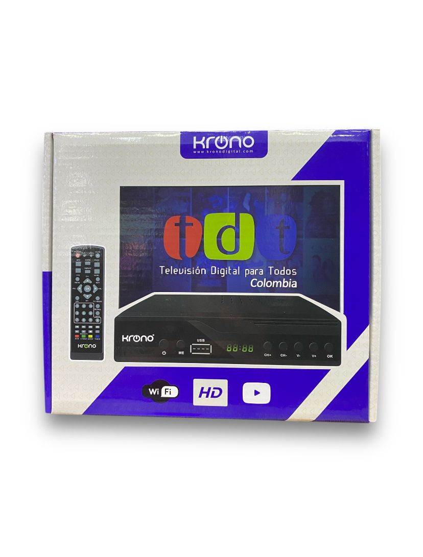 DECODIFICADOR Y ANTENA TDT CRONO