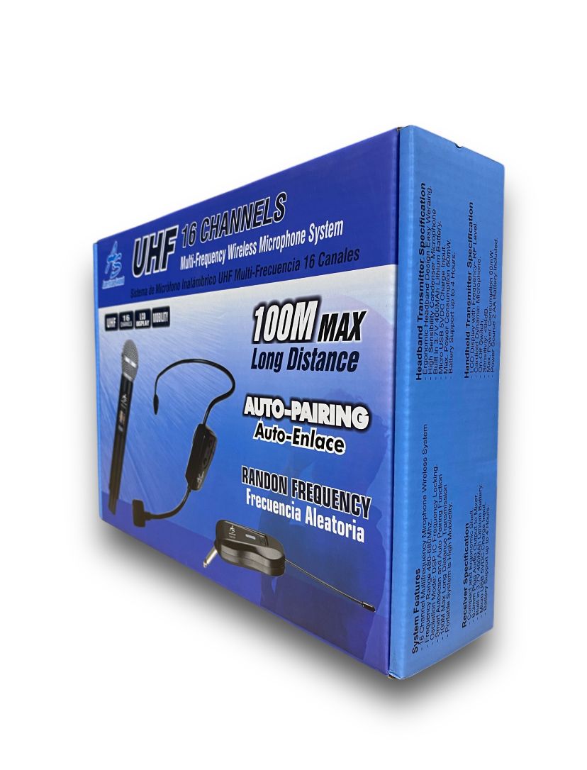 MICRÓFONO AMERICAN SOUND UHF TWM-308