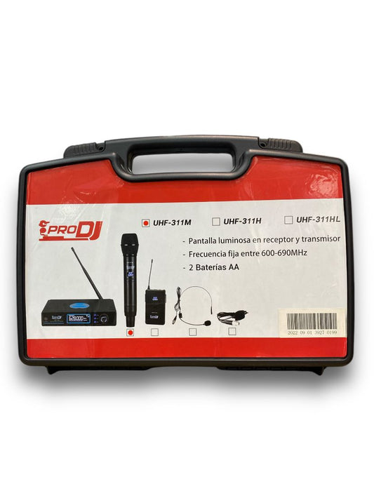 MICRÓFONO PRO DJ UHF 311M