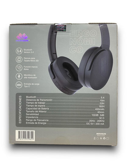 AUDÍFONOS DE DIADEMA MOVISUN K30