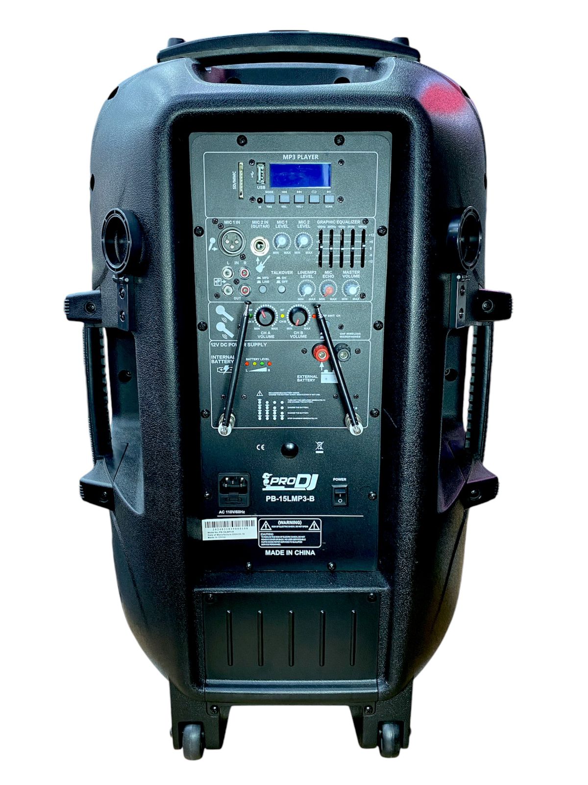 CABINA ACTIVA PRO DJ PB15L MP3