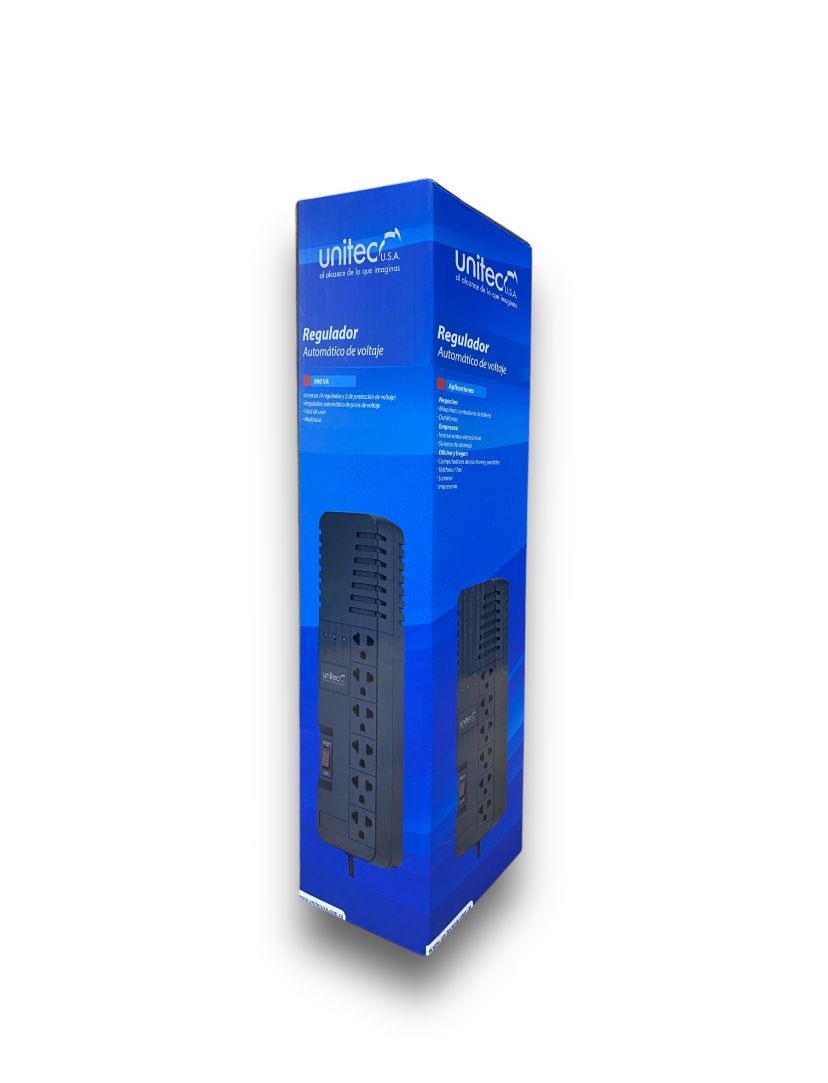 REGULADOR DE ALTO VOLTAJE UNITEC 990VA