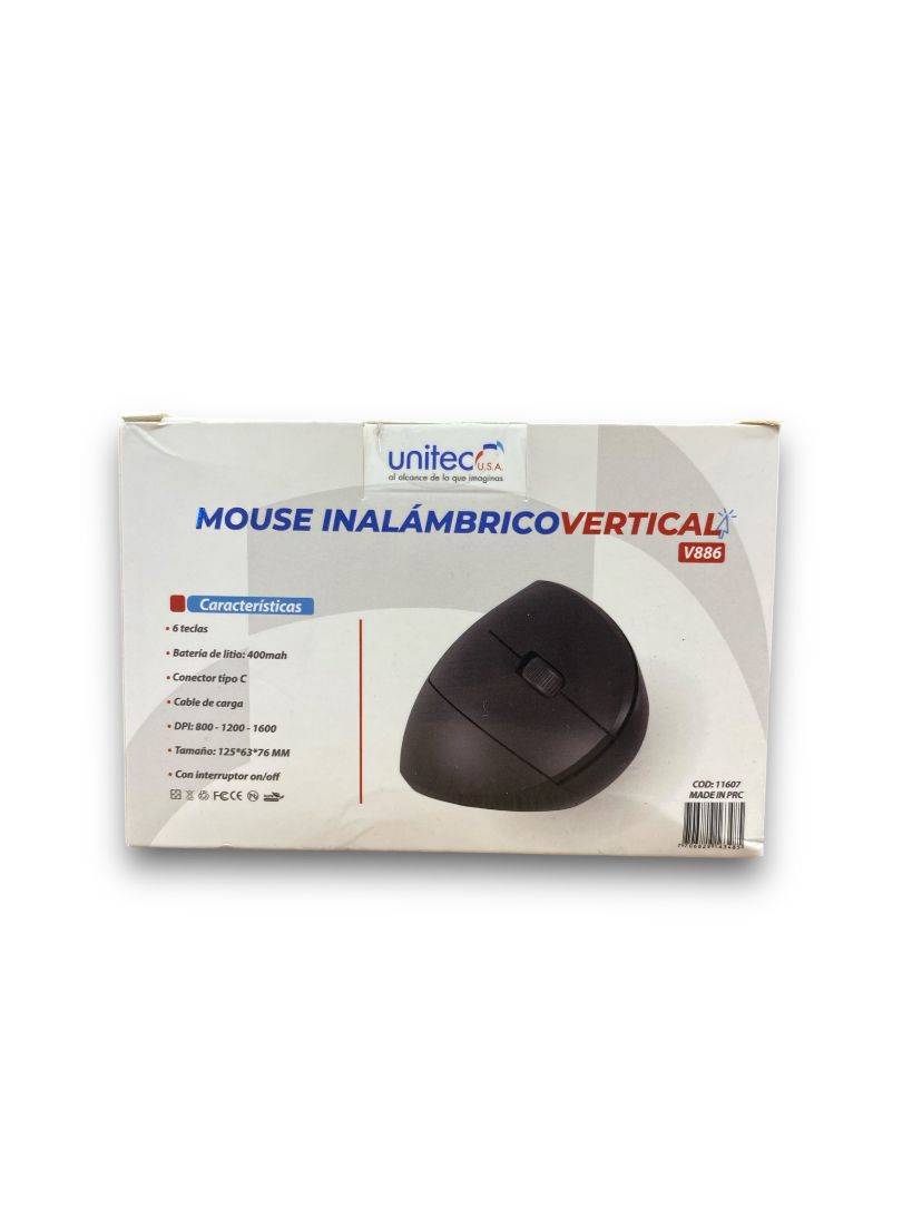 MOUSE INALAMBRICO VERTICAL UNITEC
