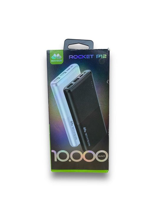 BATERÍA PORTÁTIL 10.000 MHA ROCKET P12