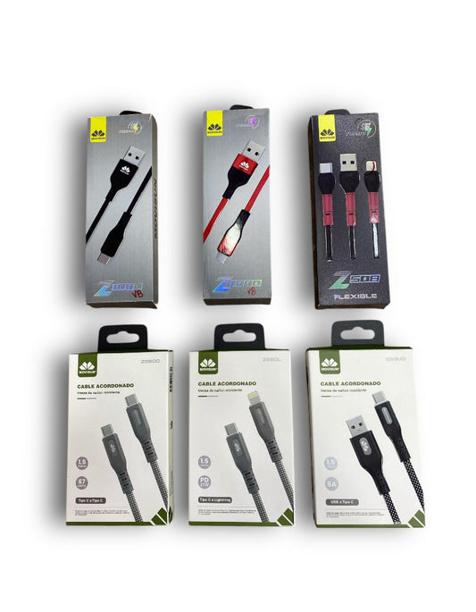 CABLES CARGADORES PARA CELULAR MOVISUN Z