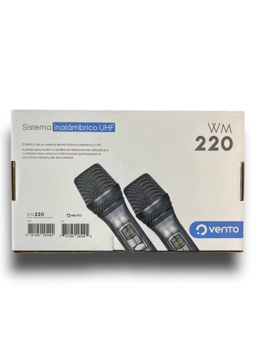 MICRÓFONO INALÁMBRICO UHF VENTO WM220