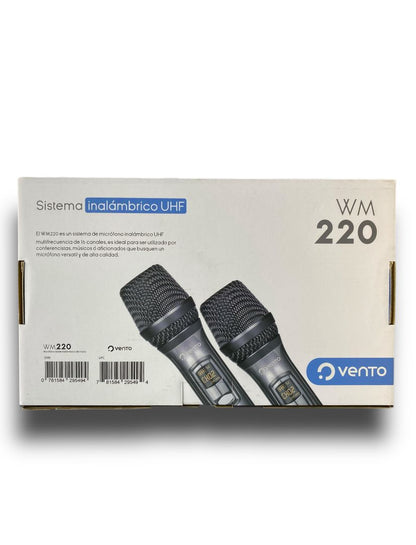 MICRÓFONO INALÁMBRICO UHF VENTO WM220