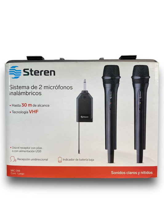 MICRÓFONOS INALÁMBRICO STEREN MIC288